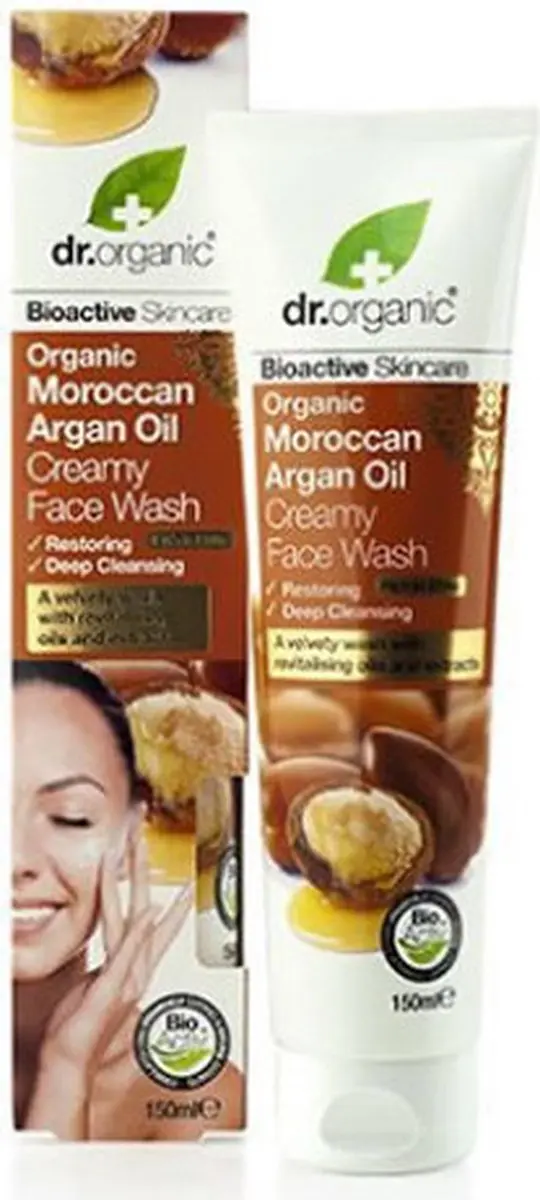 Dr Organic Arganolie Gezichtsreiniger 150ml