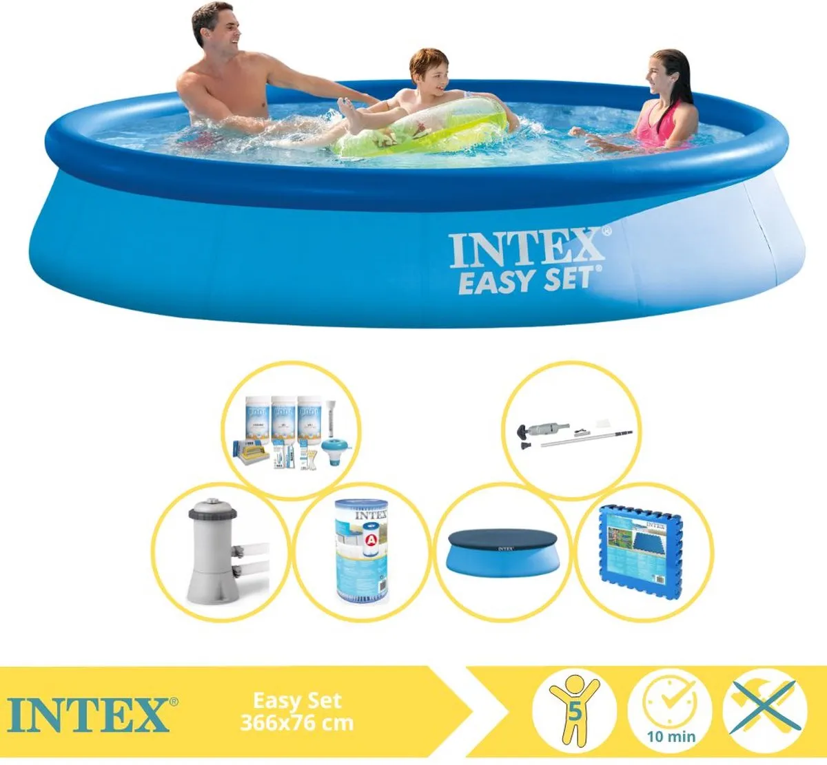 Intex Easy Set Zwembad 366x76cm