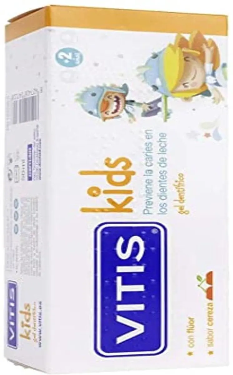 Vitis Tandpasta Kers 50ml