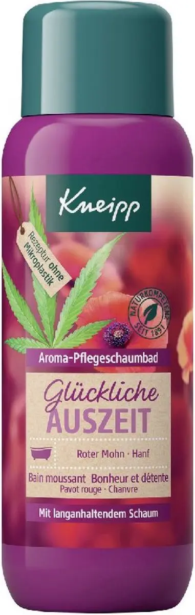Kneipp Badschuim Klaproos & Hennep 400ml