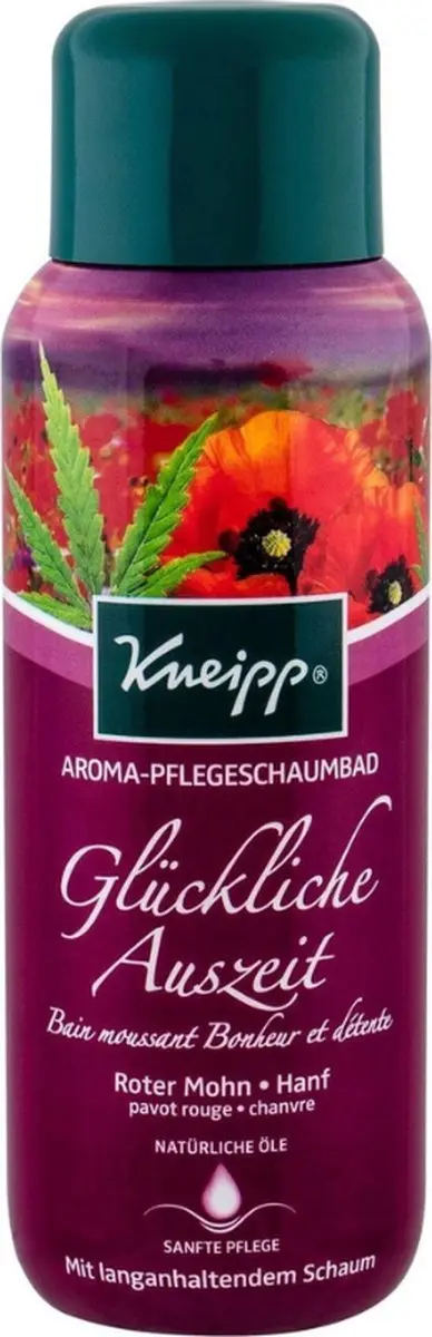 Kneipp Badschuim Klaproos & Hennep 400ml