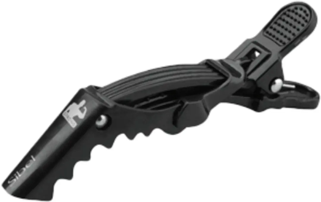 Sibel Gator Clips 9cm - 6 Stuks - Zwart/Blauw