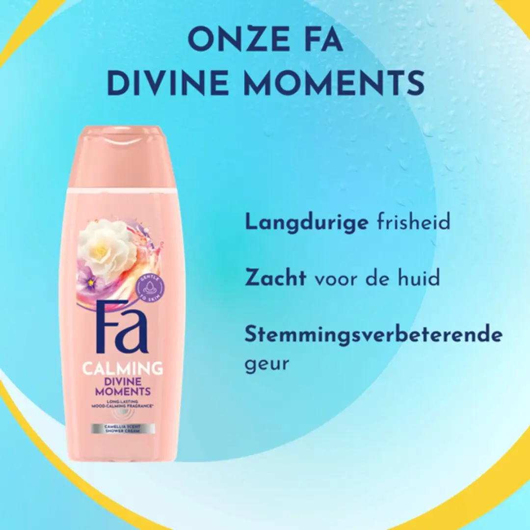 Fa Douchecrème Divine Moments 250ml - 3 Stuks