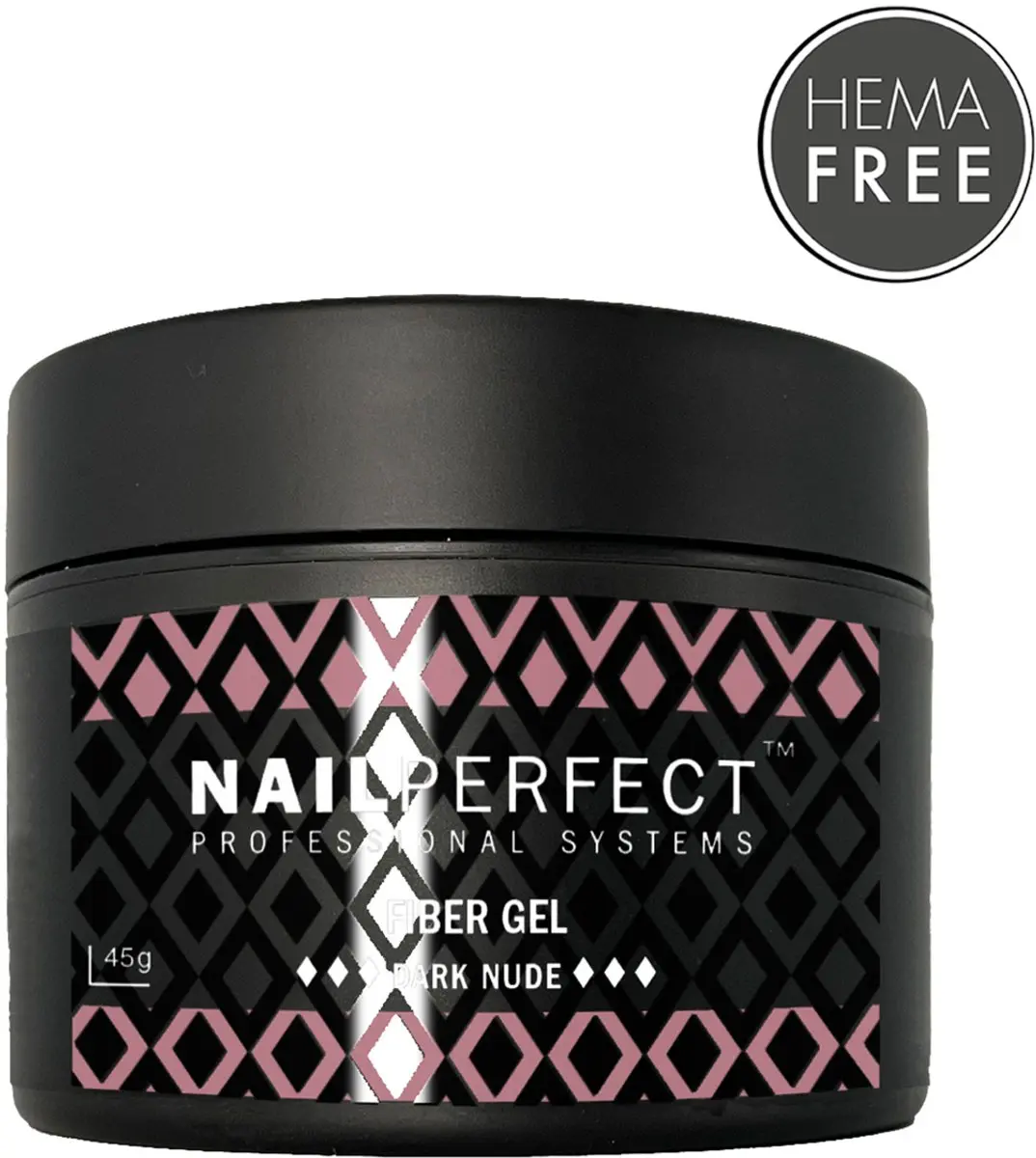 NailPerfect Fiber Gel Dark Nude 45g - afbeelding 6 van 6