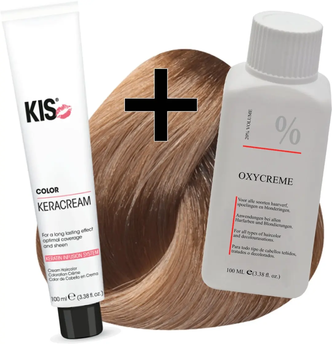 KIS Haarverfset 8G Licht Goudblond 100ml