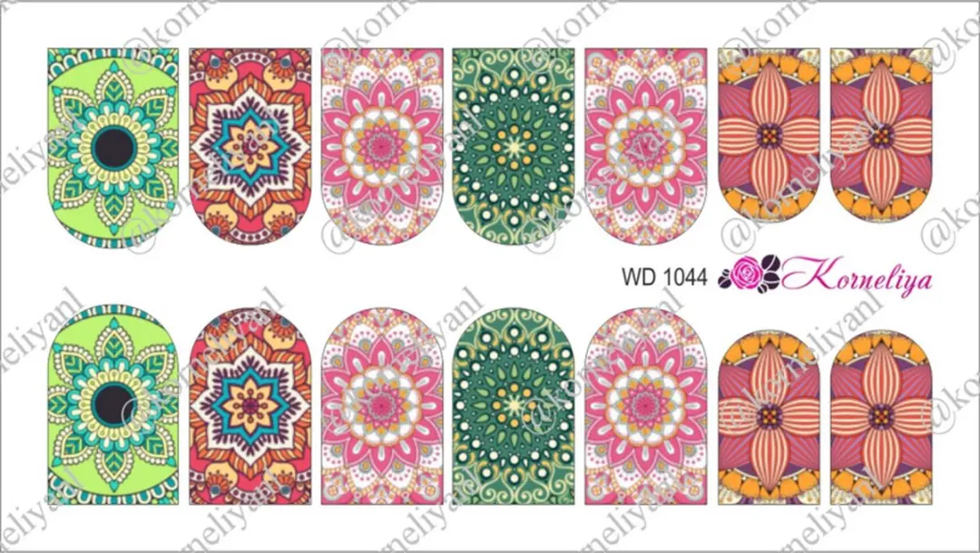 Korneliya Water Decal Nail Wrap WD 1044