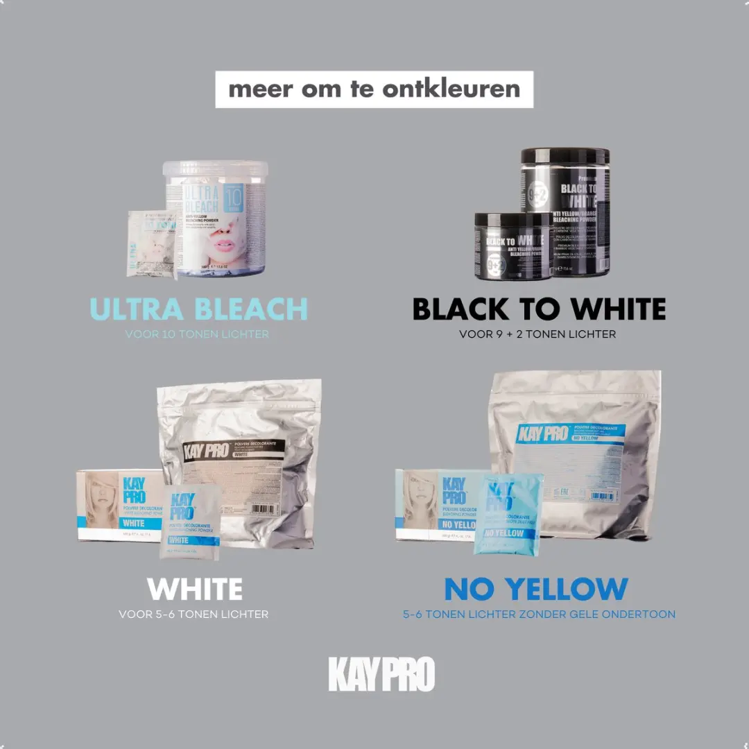 KayPro Black To White Ontkleuringspoeder 50g