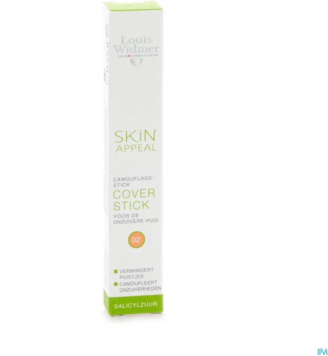 Louis Widmer Skin Appeal Cover Stick ZP Concealer 25g - Zwart