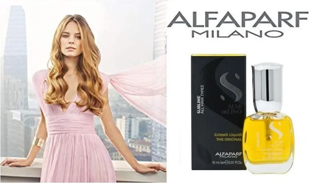 ALFAPARF Milano Hair Oil Semi Di Lino Sublime Cristal 15ml