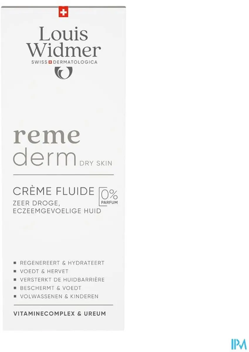 Louis Widmer Remederm Droge Huid Crème 200ml