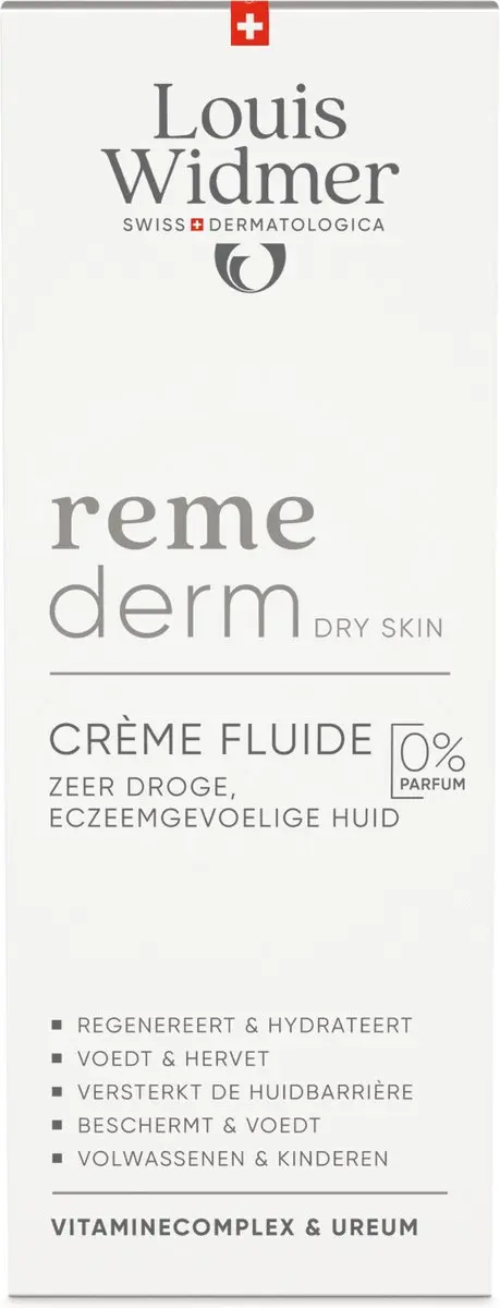 Louis Widmer Remederm Droge Huid Crème 200ml