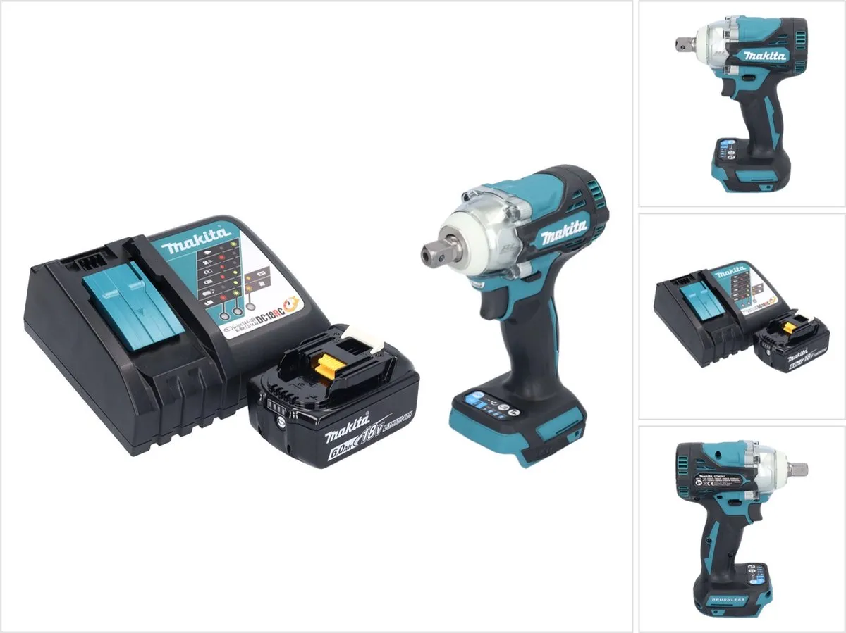 Makita DTW301RG1 Slagmoersleutel 18V 330Nm