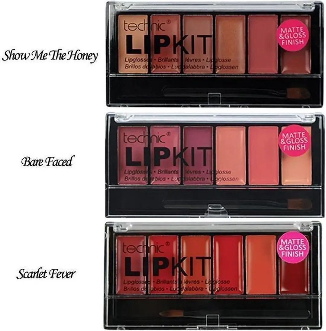 Technic Lip Kit Bare Faced - 7 Stuks