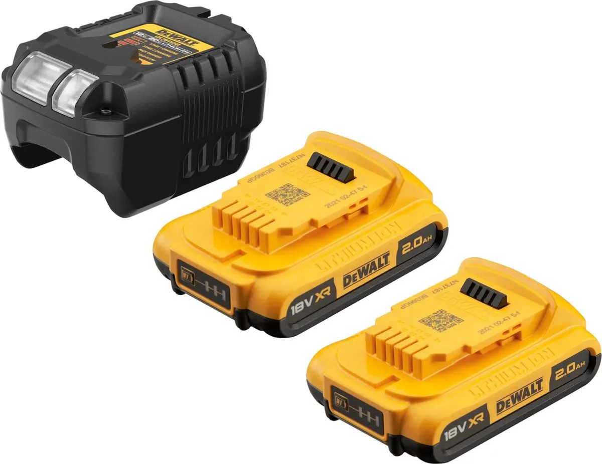 DeWalt DCB 1102 D2 Accu-starterset 18V