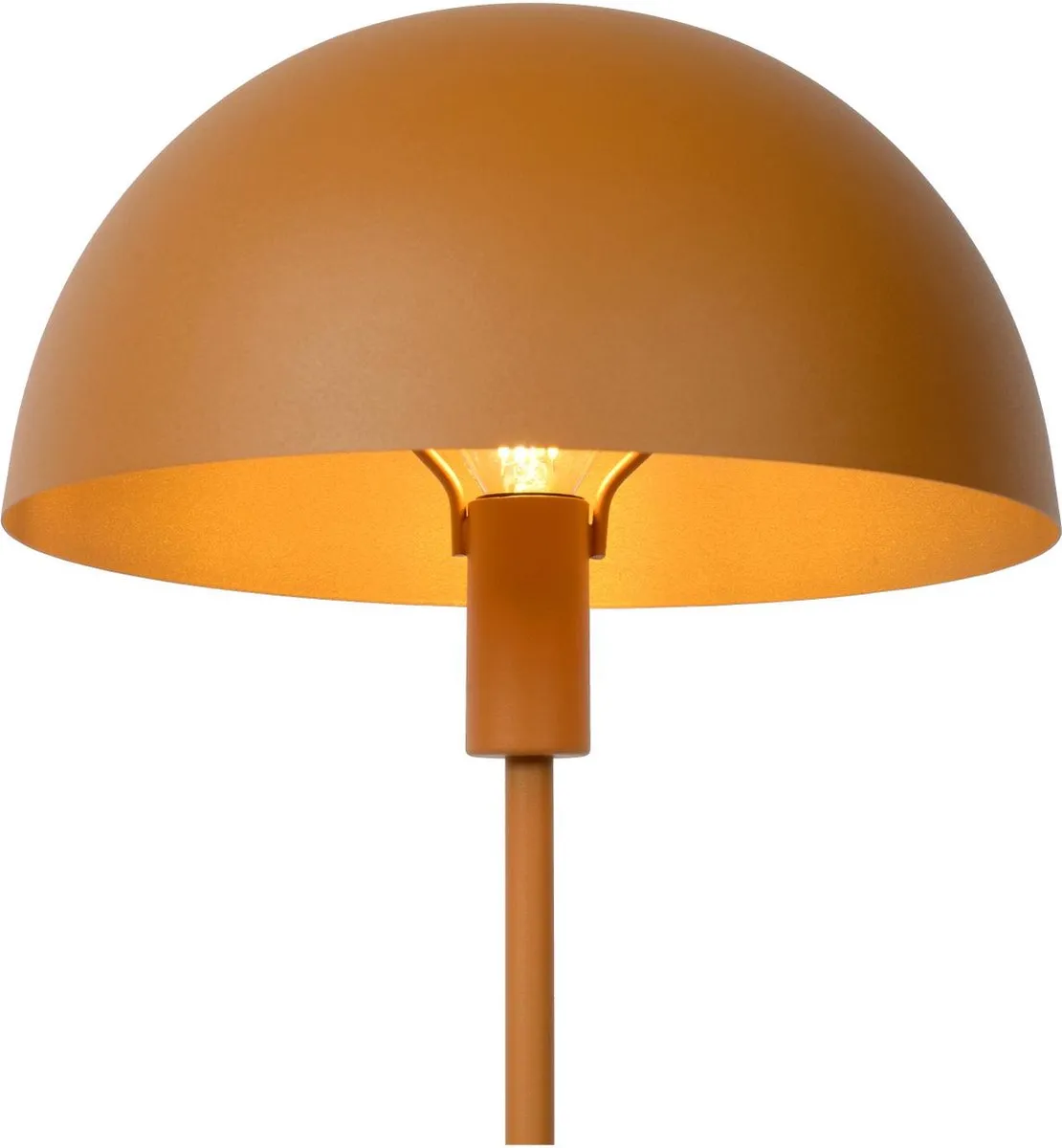 Lucide Siemon Tafellamp Ø25cm - 1xE14 - Okergeel