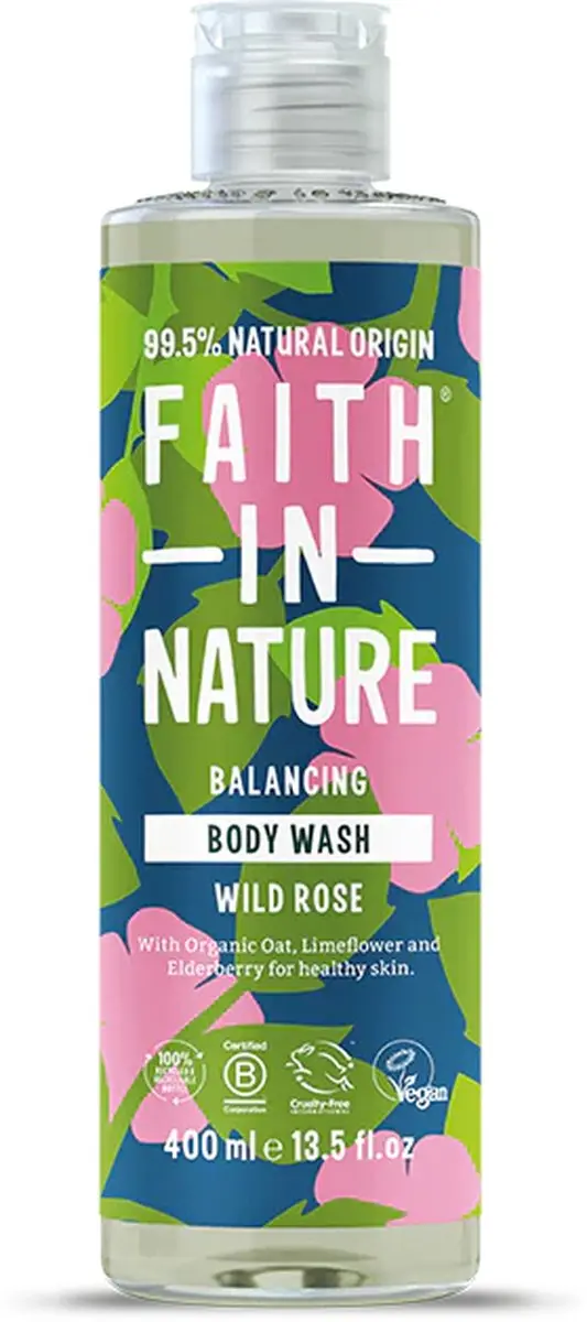 Faith In Nature Wild Rose Douchegel 400ml