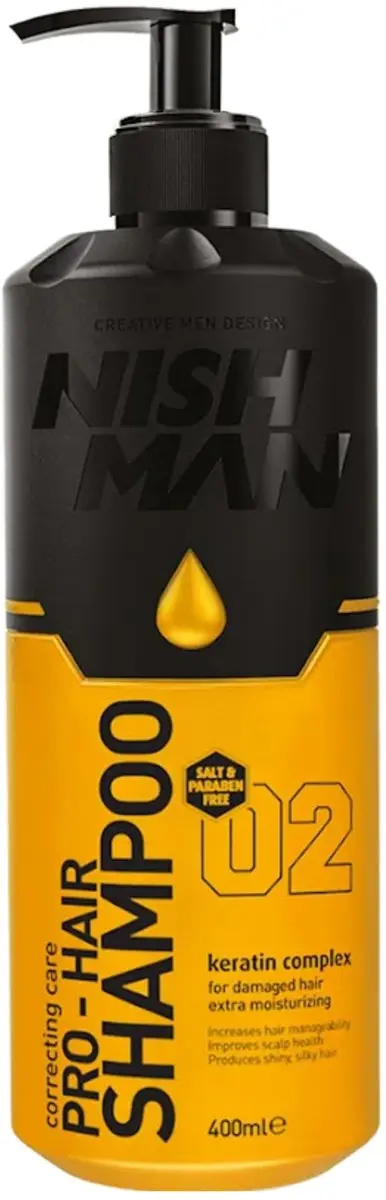 Nishman Pro-Hair Shampoo Keratin Complex 02