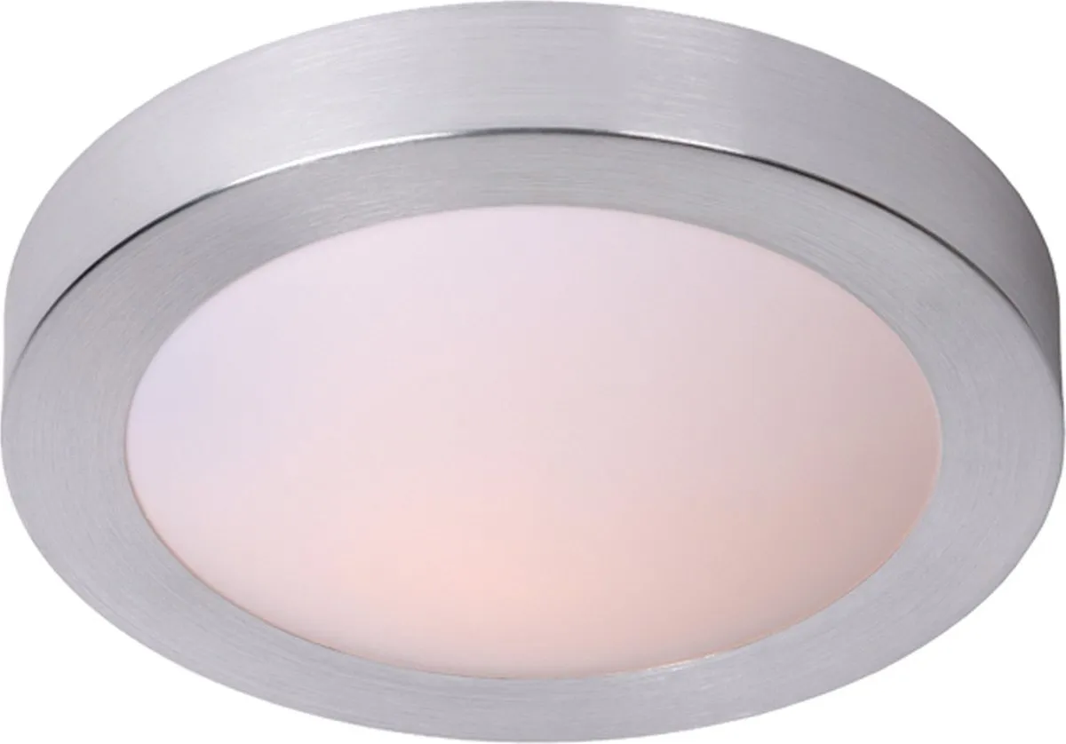 Lucide FRESH Plafonnière Badkamer Ø35cm - 2xE27 Mat chroom