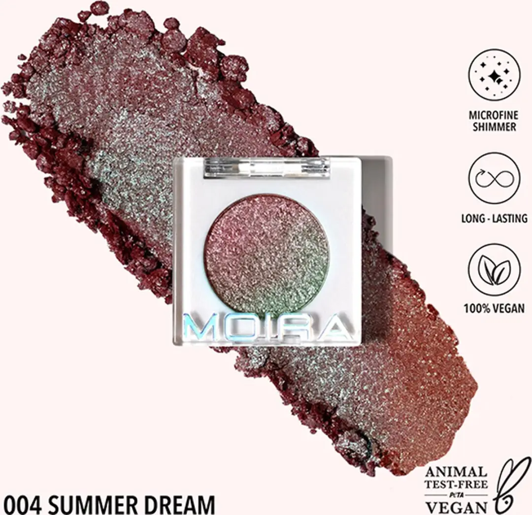 Moira Chroma Light Shadow Oogschaduw 1.4g - Roze