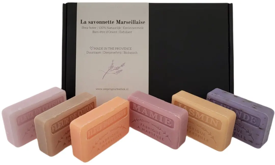 Savon de Marseille Geschenkset Zeep 6x125g