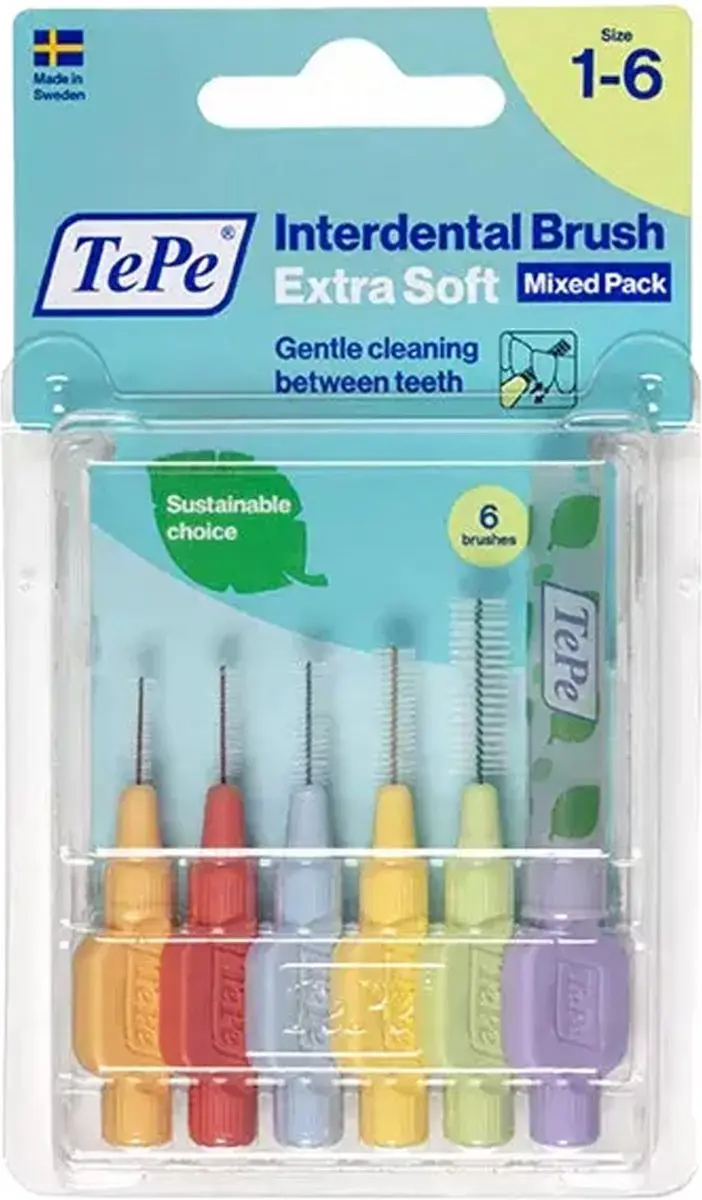 TePe Interdentale Ragers Extra Soft Mixed Pack ISO 1-6