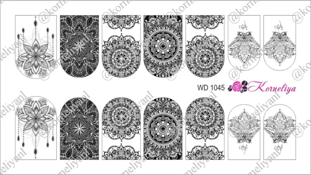 Korneliya Water Decal WD 1045 Nail Wrap