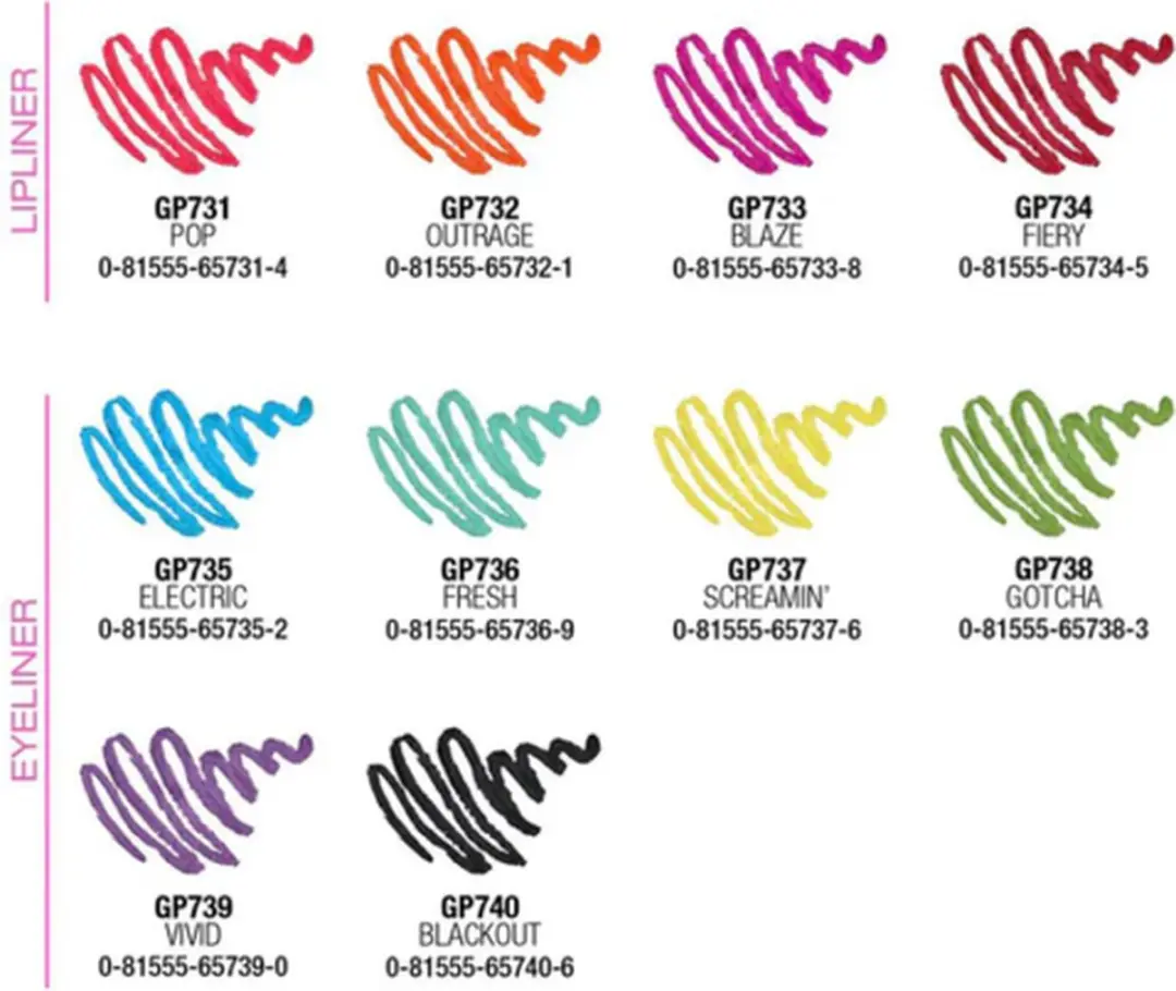 L.A. Girl Shockwave Neon Liner Blaze - 6g - Paars