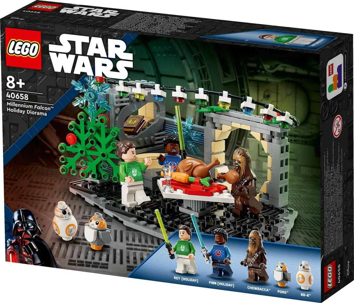 LEGO 40658 Millennium Falcon Holiday Diorama - 282 Stukken - Meerkleurig