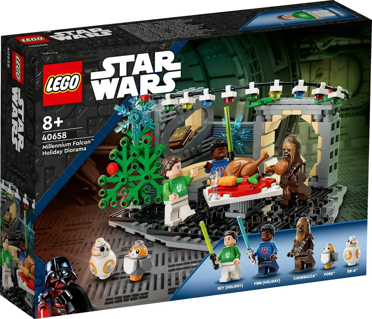 LEGO 40658 Millennium Falcon Holiday Diorama - 282 Stukken - Meerkleurig