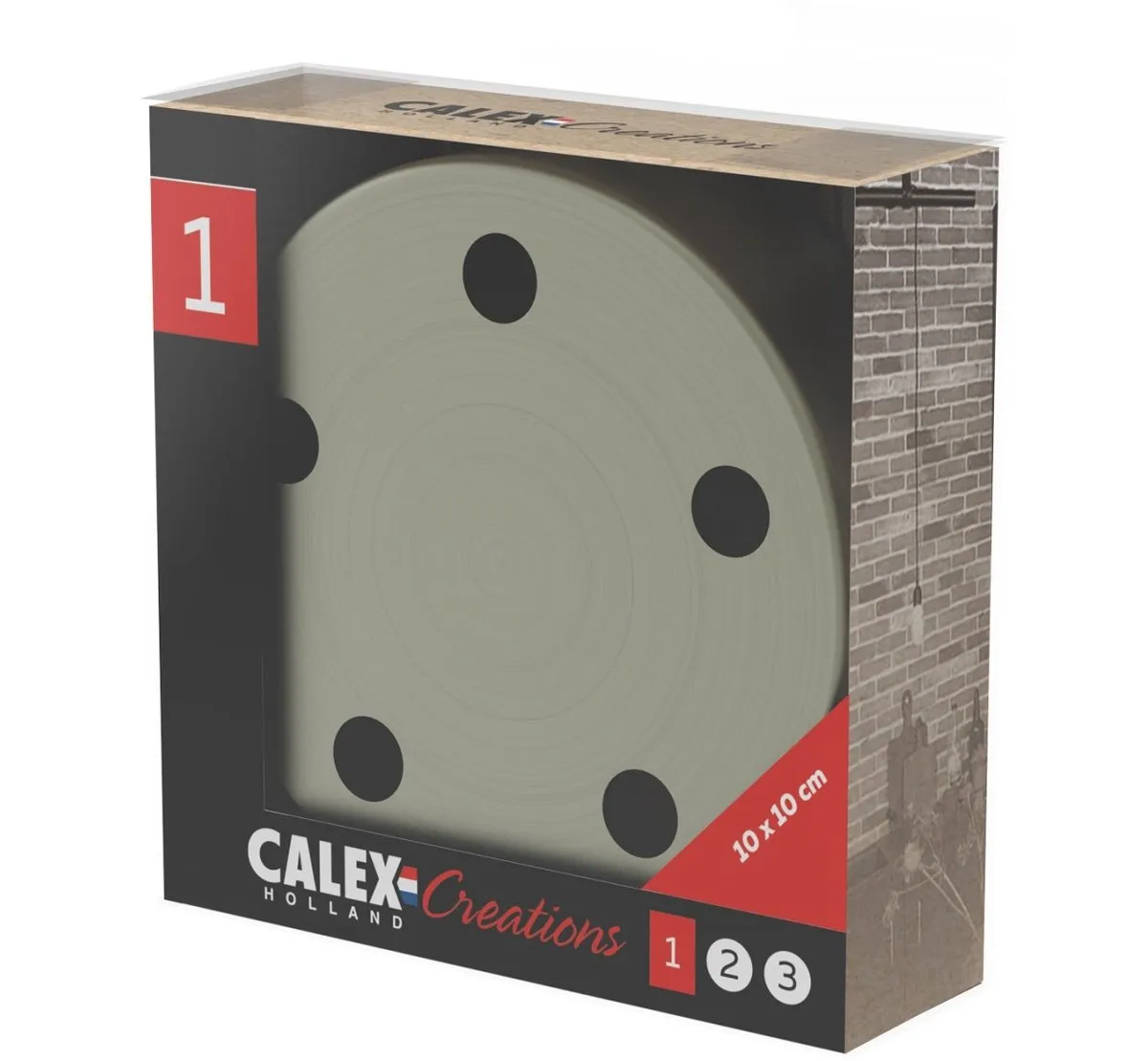 Calex Plafondkap 5 Snoeren Ø10cm - Brons