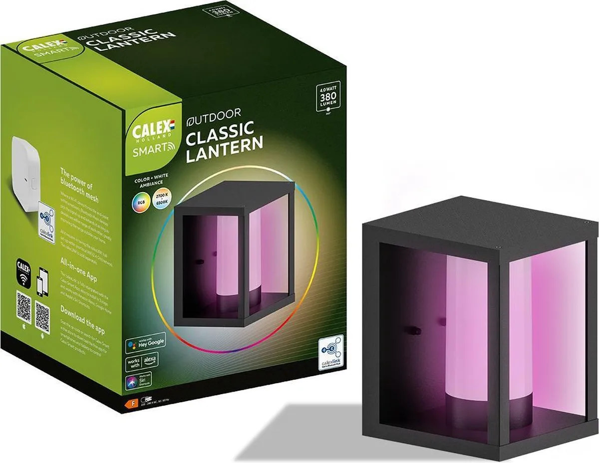 Calex Smart Outdoor LED Wandlamp RGBW 4W