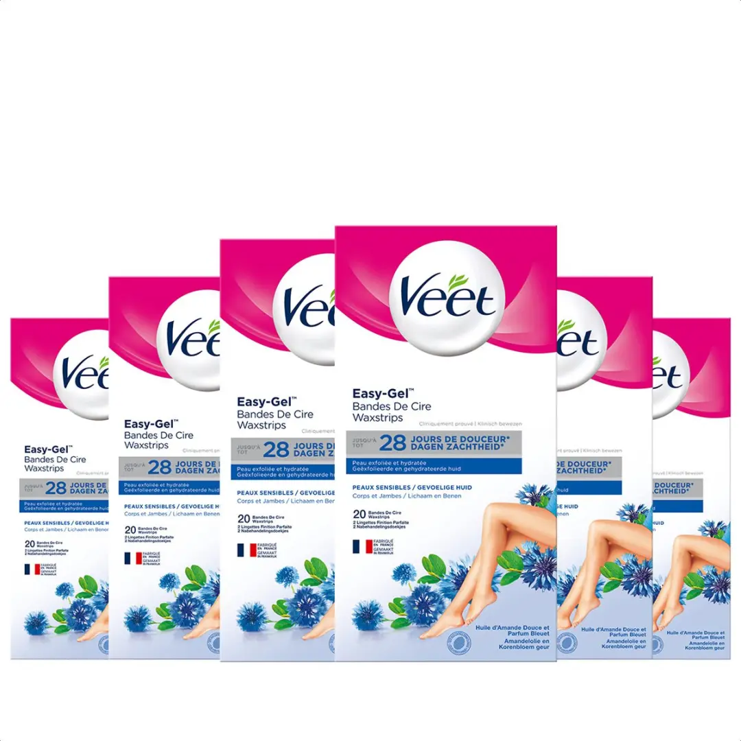 Veet Ontharingsstrips Gevoelige Huid - 120 Stuks