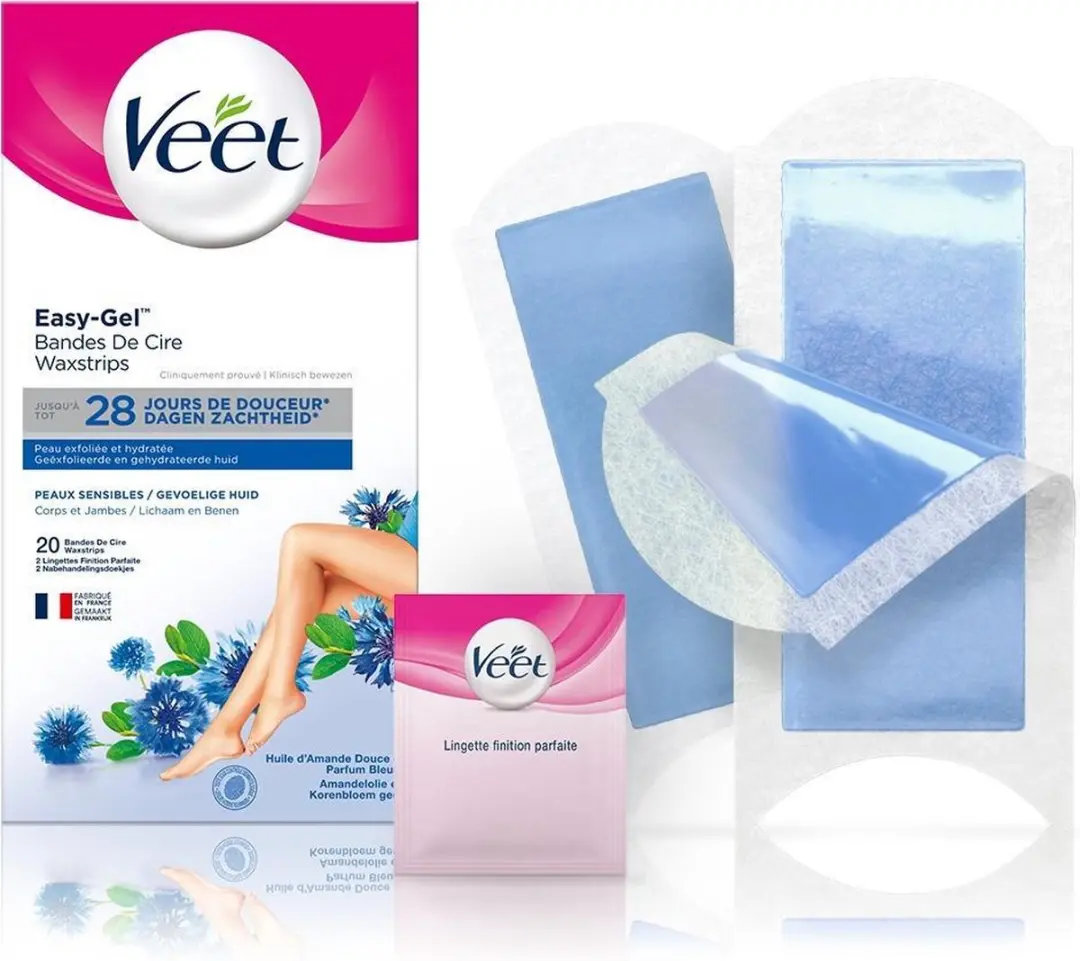 Veet Ontharingsstrips Gevoelige Huid - 120 Stuks