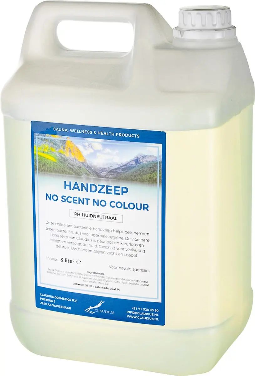 Splashbox Cosmetics Handzeep No Scent No Colour 5L