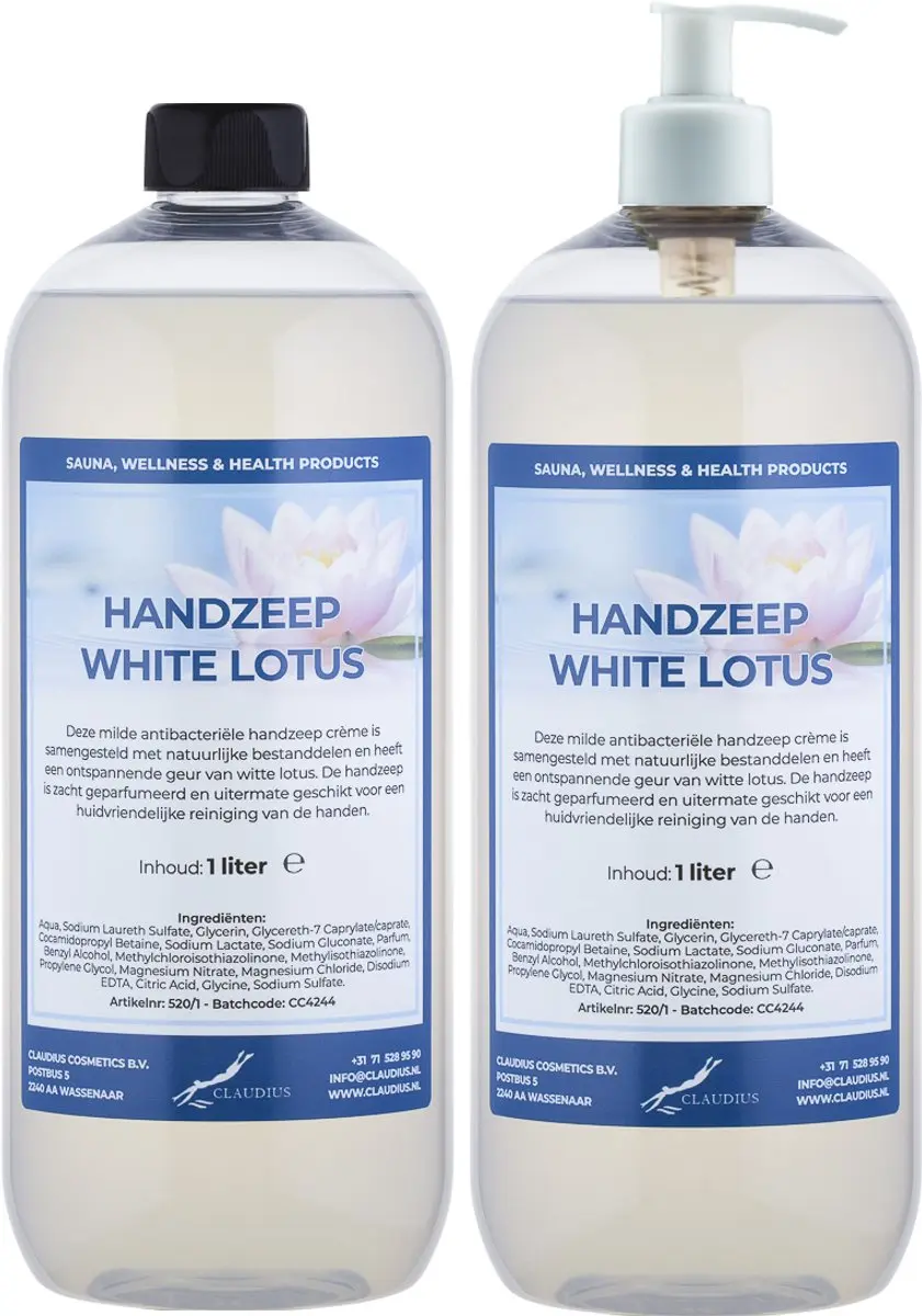 Splashbox Cosmetics Handzeep White Lotus 2 Liter - 2x1L