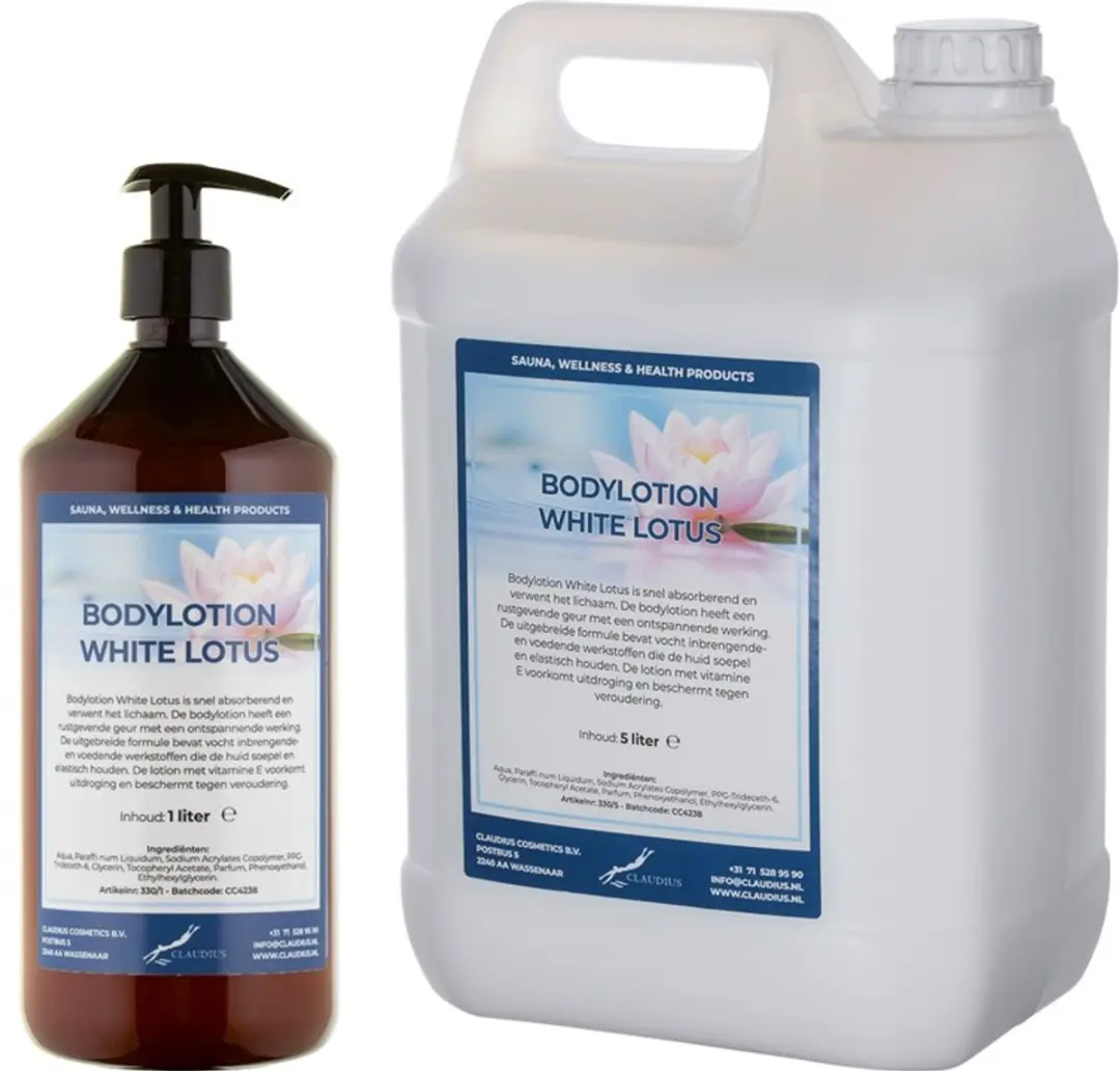Splashbox Cosmetics White Lotus Bodylotion 6L - 2 Stuks