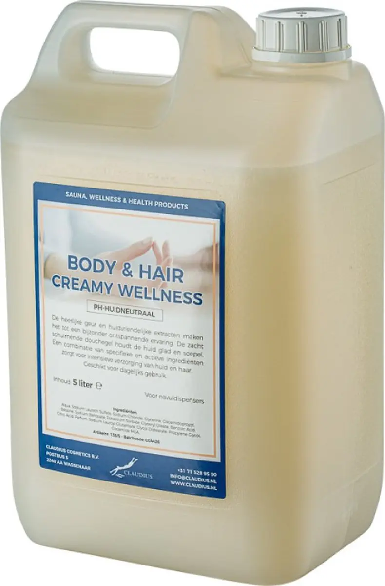 Splashbox Cosmetics Body & Hair Creamy Wellness 5L Navulling
