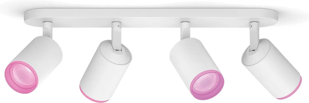 Philips Hue Fugato Opbouwspot 4-spots - RGBW Wit