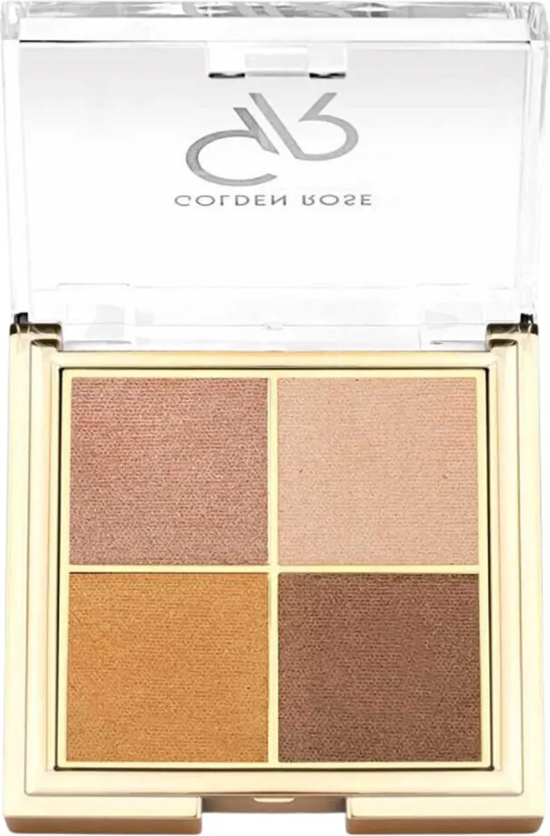 Golden Rose Quattro Eyeshadow Palette 07