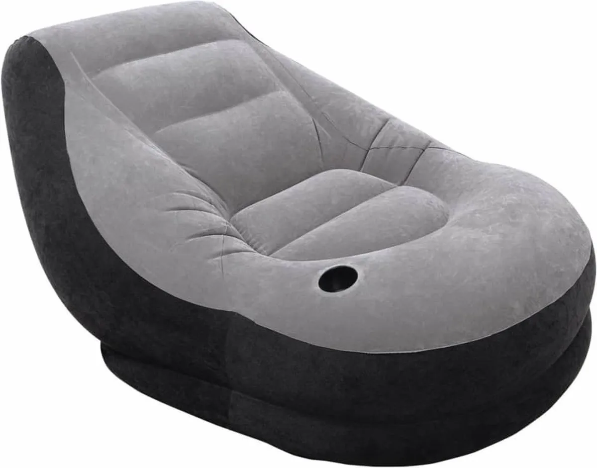 Intex Ultra Lounge Relax 68564NP Opblaasstoel - Grijs - afbeelding 5 van 6