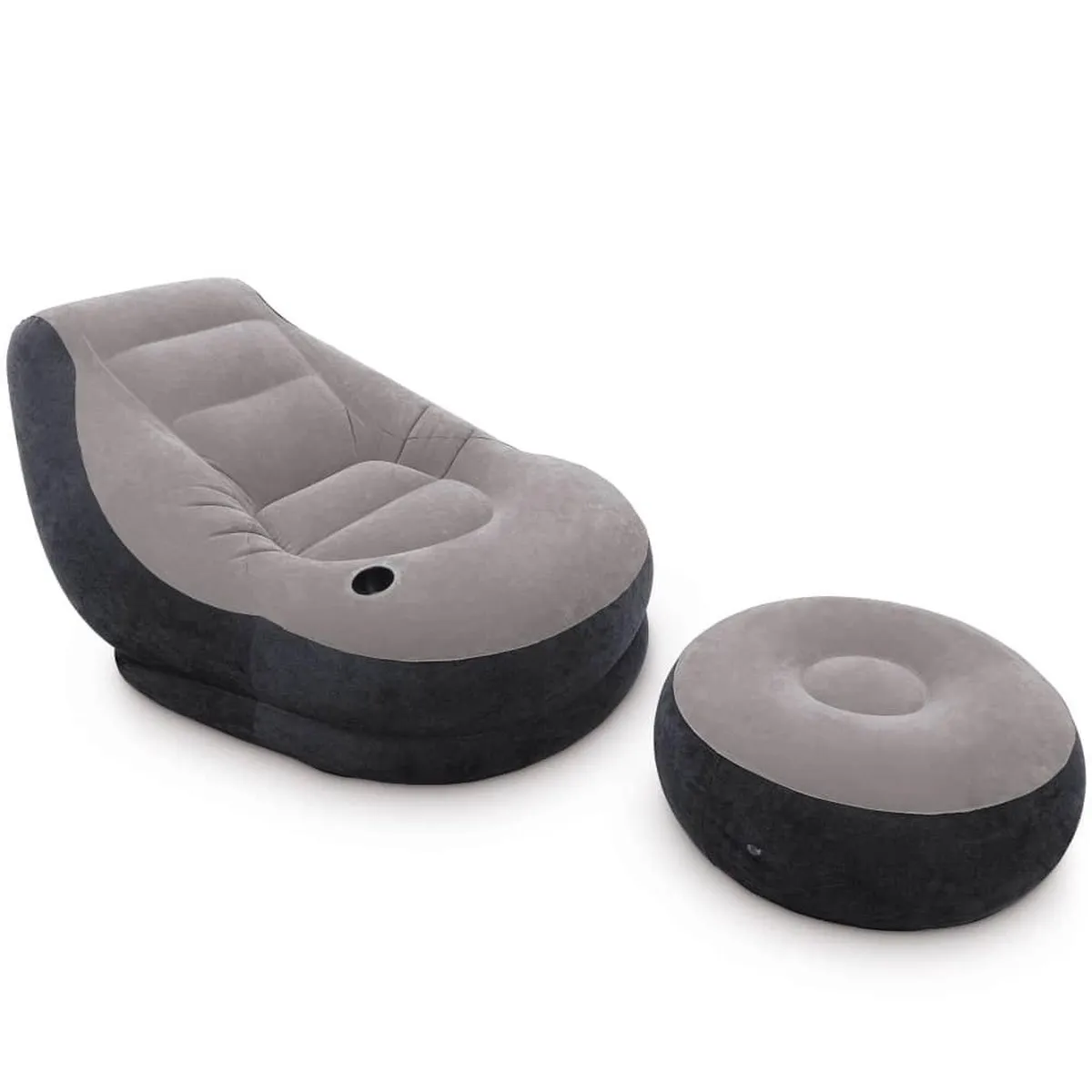 Intex Ultra Lounge Relax 68564NP Opblaasstoel - Grijs - afbeelding 4 van 6