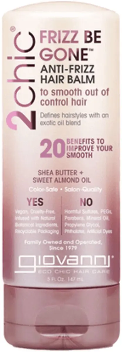 Giovanni Cosmetics 2chic Frizz Be Gone Shea Butter & Sweet Almond Oil Anti-Frizz Hair Balm 147ml
