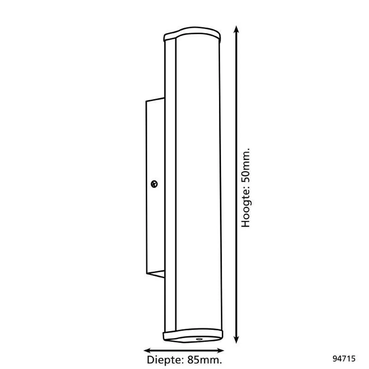 Eglo Calnova Wand/Plafondlamp LED 350mm - Nikkel Mat - afbeelding 6 van 6