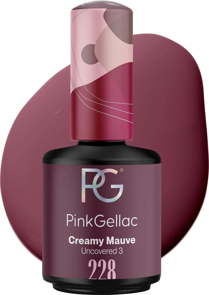 Pink Gellac 228 Creamy Mauve Gellak 15ml