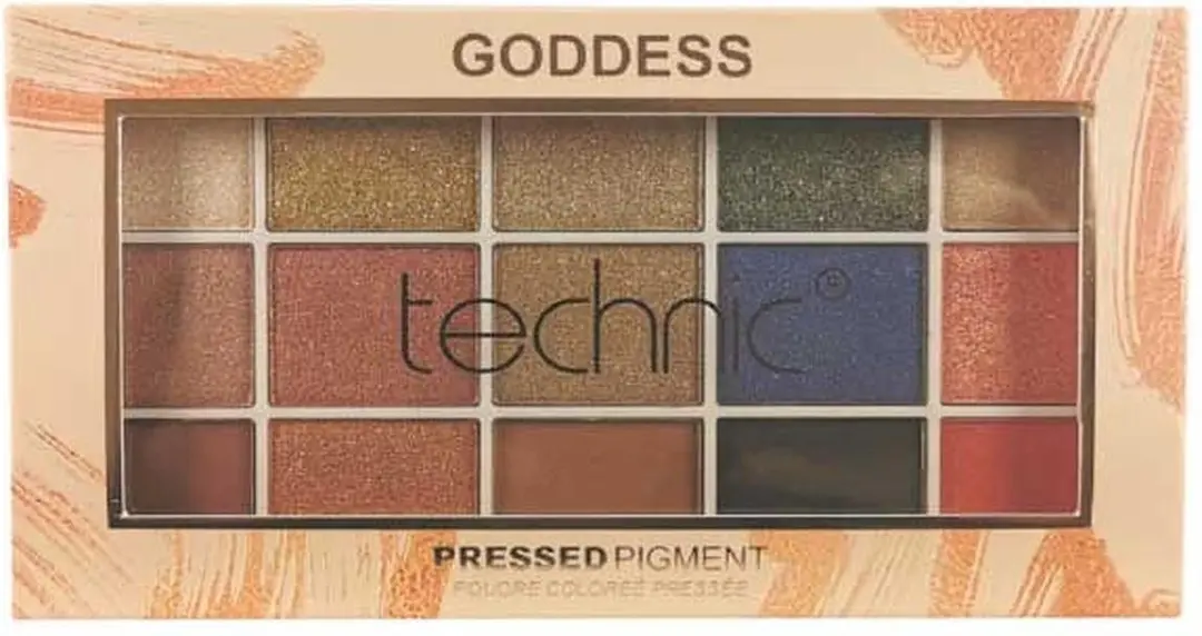 Technic Goddess Pressed Pigment Oogschaduw Palette - 6.75g - 15 Stuks