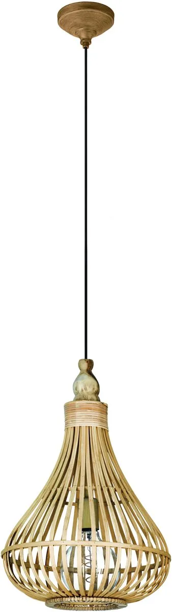 Eglo Amsfield Hanglamp E27 - Ø35cm - Bruin