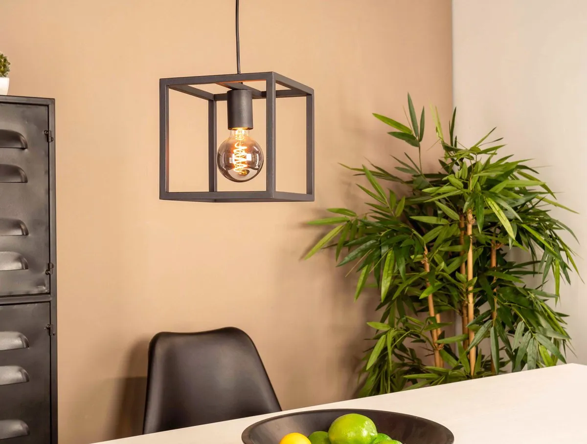 Eglo Eldrick Hanglamp E27 - 20cm - Zwart