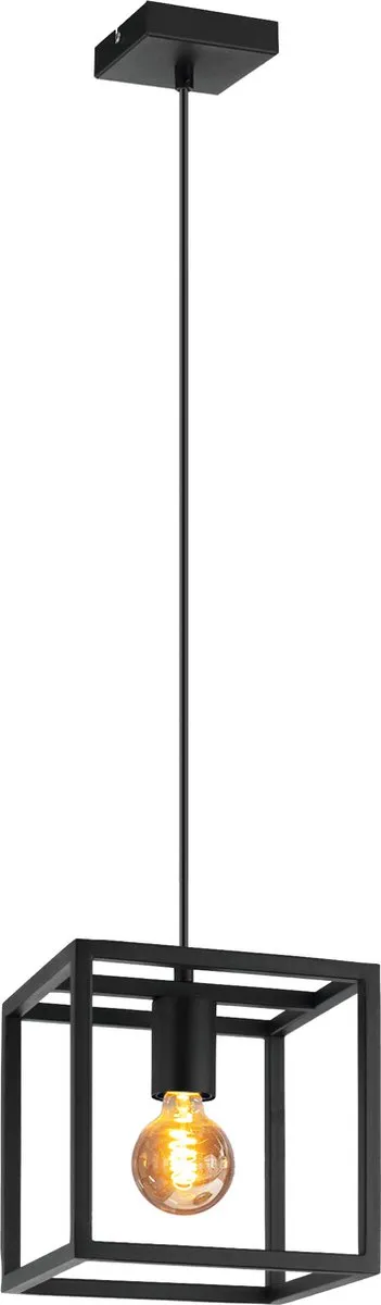 Eglo Eldrick Hanglamp E27 - 20cm - Zwart