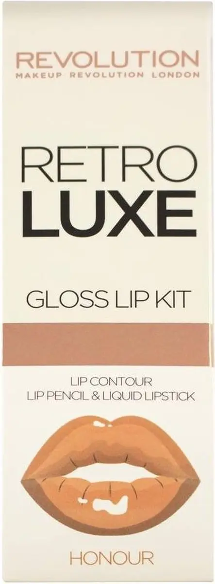Makeup Revolution Retro Luxe Honour Gloss & Lipliner Set