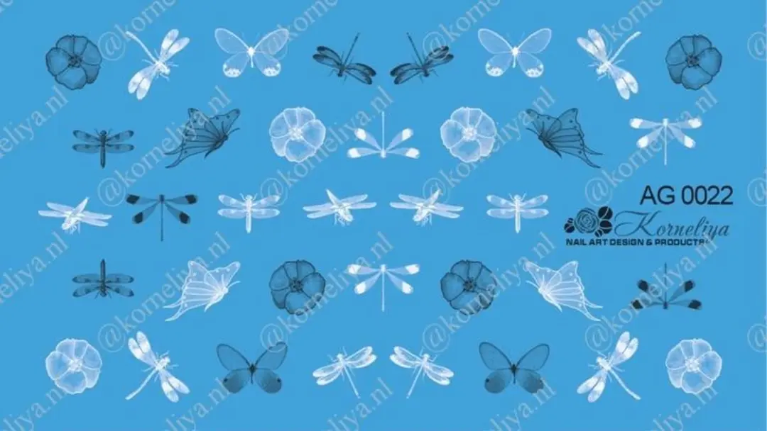 Korneliya Airbrush Waterdecal AG 0022